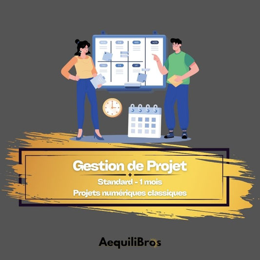 Gestion de Projet (Standard - 1 mois : Projets numériques classiques)