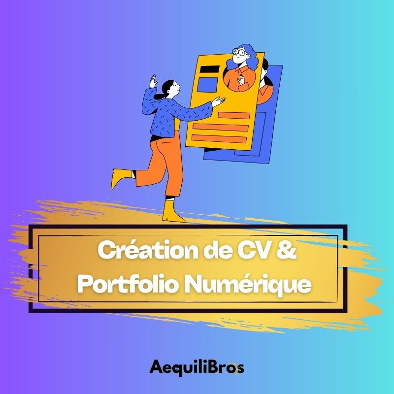 Services Personnels & Vie Courante (Création de CV & Portfolio Numérique )